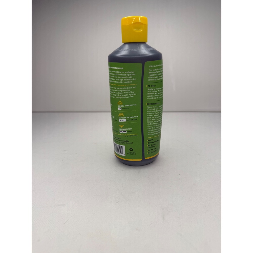 Alaffia‎ Everyday Coconut Shampoo Virgin Coconut Oil for Dry Hair 9.5 oz - Picture 2 of 3